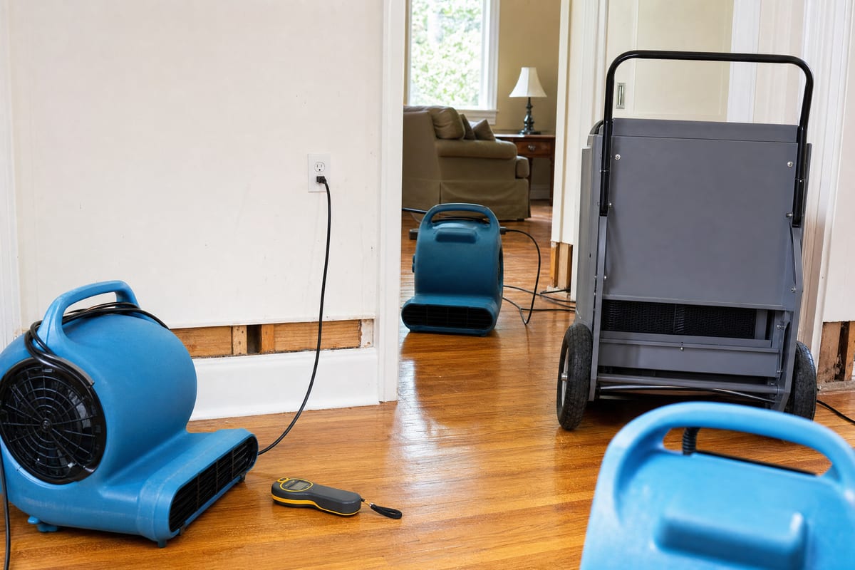 Water Damage Restoration work